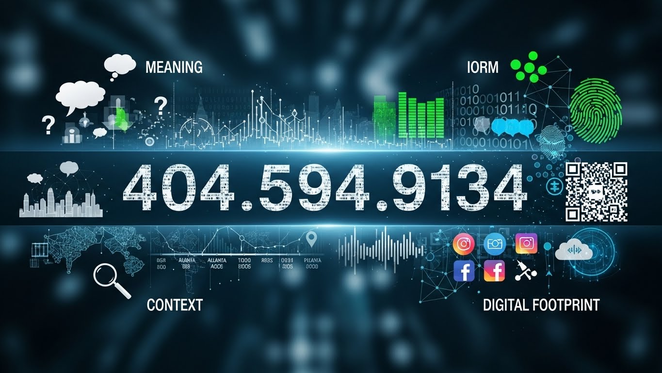404.594.9134: Understanding the Meaning, Context, and Digital Footprint